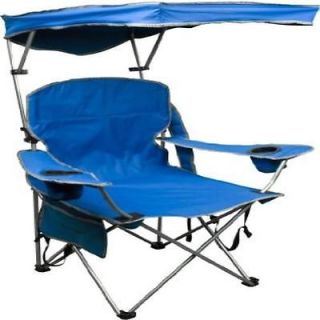 Quik Shade Fully Adjustable Folding Chair w Carrying Bag Royal Blue Portable