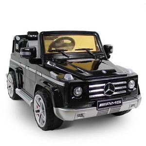 Licensed Mercedes Benz G55 AMG Kids Ride on Power Wheels Battery Toy Car Black