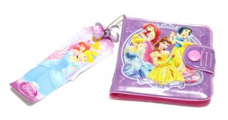 Girls Princess Disney Cinderella Wallet Purse Coins Pocket Card Slot Cute Color