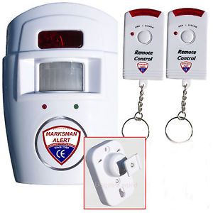 PIR Motion Sensor Home Garage Shed Burgular Alarm System Wireless Security Kit