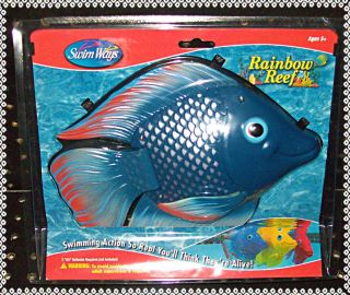 Swim Ways Rainbow Reef Tropical Battery Operated Fish Pool Spa Toy LG 10x7 New