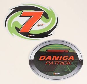 Danica Patrick 7 Go Daddy 2 Pack Magnet NASCAR Racing Auto Truck Car Home
