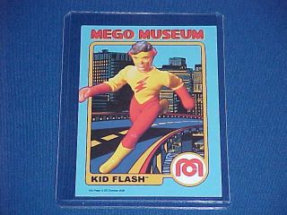 DC Comics Teen Titans Kid Flash Mego Museum Promo Card