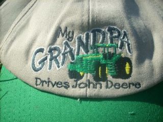 My Grandpa Drives A John Deere Little Boy Child Size Hat Snapback Cap 145