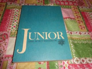 Vintage 1969 Junior GSA Girl Scout Handbook Large Softcover Book