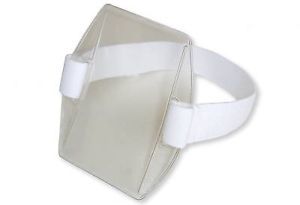 Armband ID Badge Holder Vertical with Elastic Velcro