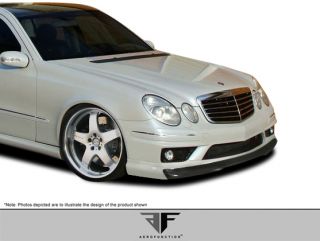 03 06 Mercedes Benz E55 W211 Aero Function AF 1 Front Add on Spoiler Body Kit