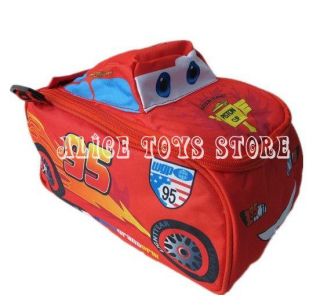 Disney Pixar Cars The Lightning McQueen Children Red Lunch Box Bag for Kids