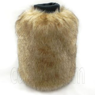 Pair Lady Elastic Faux Fur Fluffy Boots Covers Leg Foot Warmers Sleeves 20cm 8"