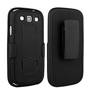 PureGear Samsung Galaxy S3 III R530 Kickstand Case Cover Clip with Holster