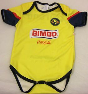 Club America Aguilas Baby Uniform Mexico Soccer 100 Polyester Home Colors