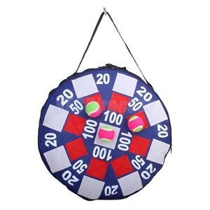 Safety Inflatable Target Dart w Velcro Ball Board Set Kids Cool Party Home Game