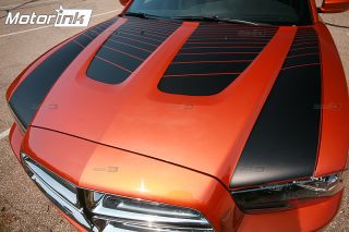 2011 and Up Dodge Charger Hood Graphics Vinyl Decal Stripes 2012 3M Motorink