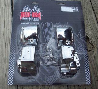Chrome Switch Housings 1996 Through 2013 Harley Touring Models with Radio