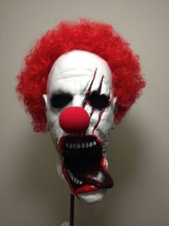 Zombie Clown Mask Horror Movie Scary Halloween Mask not Pennywise Zombieland