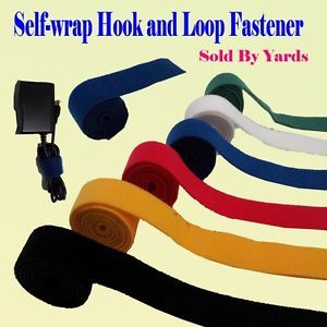 Self Wrap Fastener Double Side Hook and Loop Velcro Cable Wire Tie Straps Reuse