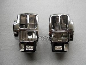 Harley Electra Glide Road King Road Glide Chrome Switch Housings Housing D22