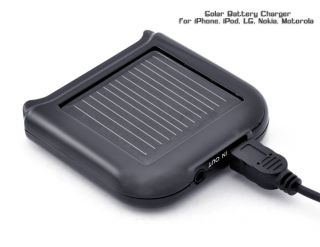 Solar Battery Charger for iPhone iPod LG Nokia Motorola