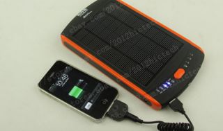 23000mAh Portable External Battery Solar Power Charger for Laptop Mobile Camera