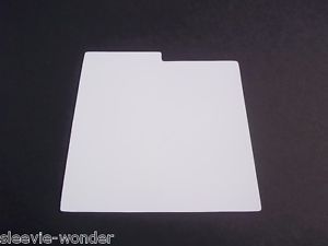 12inch Record Divider Cards Indexed White Plastic 12" LP Vinyl Album Index