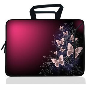 Women Girl Lady 17" 17 3" Laptop Accessories Double Compartment Case Bag Pouch
