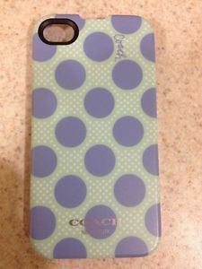 Coach Polka Dot iPhone 4 4S Case Mint Chambray