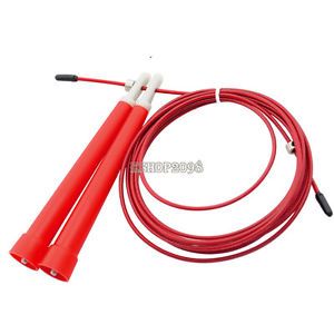 Druable 2 8M Steel Wire Rope Skipping Adjustable Jump Rope Crossfit Red EP98