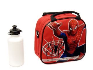 Spider Man 3 Lunch Bag w Adjustable Shoulder Strap Water Bottle