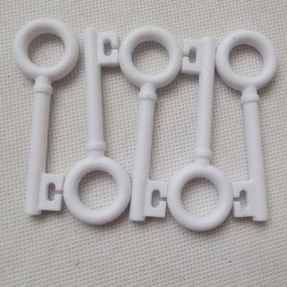 5X Key Bone Earbud Cable Wire Cord Organizer Holder Winder for Earphone White