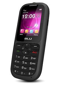 Blu Deejay Lite T121 Quadband Unlocked GSM Black Cell Phone New