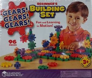 "Gears" Beginners Building Set Toy Learning Resources LER 9162 New in Box