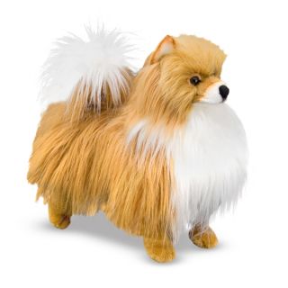 Melissa and Doug Stuffed Pomeranian Dog Plush New