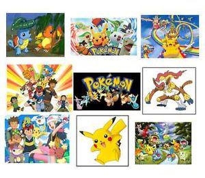 18 Pokemon Stickers Party Stickers Loot Goody Gift Favor Treat Bags Labels