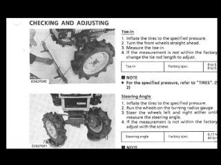 Kubota B 4200 Workshop Manual 215PGS for B4200 Tractor Overhaul Service Repair