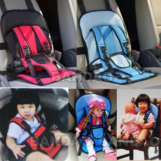 Portable Baby Kids Children Car Carrier Safety Seat Cover Cushion Mesh Harness