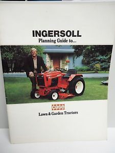 Vintage Ingersoll Case Lawn Garden Tractors 1984