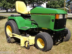 John Deere 455 Lawn Garden Tractor 3CYL Diesel 60" Deck 1440hrs Rear PTO Look