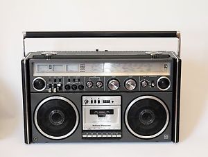National Panasonic RS 4360 DFT Ghettoblaster Boombox Radio Cassette Recorder