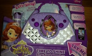 Princess Sofia The First Sophia Sing Along Boombox Microphone New