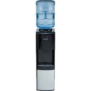 Primo Top Load Black Stainless Steel Water Cooler Dispenser Hot Cold Water