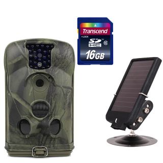 Free 16GB LTL 6210MC Audio Scouting Game Trail Hunting Camera 6V Solar Battery