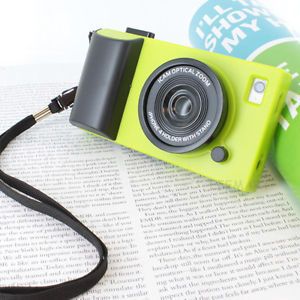 Green Deluxe Cute Camera Style Case Cover Car Charger Screen for iPhone 4 4G 4S