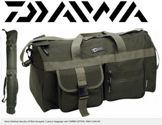 Daiwa D Carp Fishing Kit Luggage Bedchair Unhooking Mat Holdall Carryall Scales