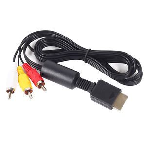 Composite AV Video Audio Cable Cord for Sony PlayStation 2 3 PS2 PS3 Slim USA