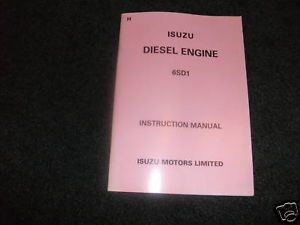 Isuzu 6SD1 Diesel Engine Instruction Manual