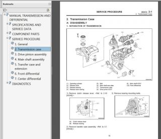1999 Subaru Legacy Factory Service Manual CD 99