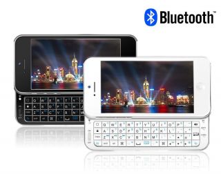 Ultra Thin Slide Out Wireless Bluetooth 3 0 Keyboard Case for iPhone 5 5S