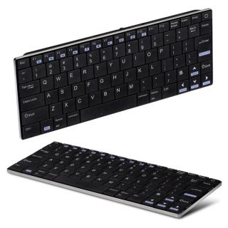 Rii Mini Ultra Slim Wireless Bluetooth Keyboard for Laptop PC Google TV 84 Keys