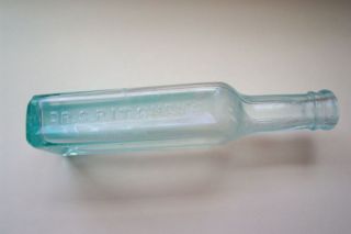 Antique 1800's Dr s Pitcher's Castoria Aqua Medicine Bottle A 84 Nice RARE