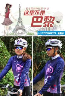 Brand Roswheel Bike Clothes Jersey Jacket Uvioresistant Absorbent Stretch Women